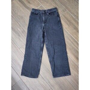 Vans Kids Check-5 Loose Denim Pants Stonewash Black Size 27 14